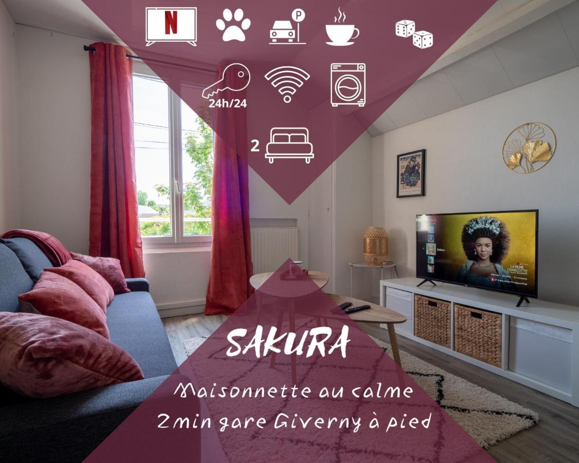 Sakura -Maisonnette Gare Giverny Villa Vernon  Exterior photo